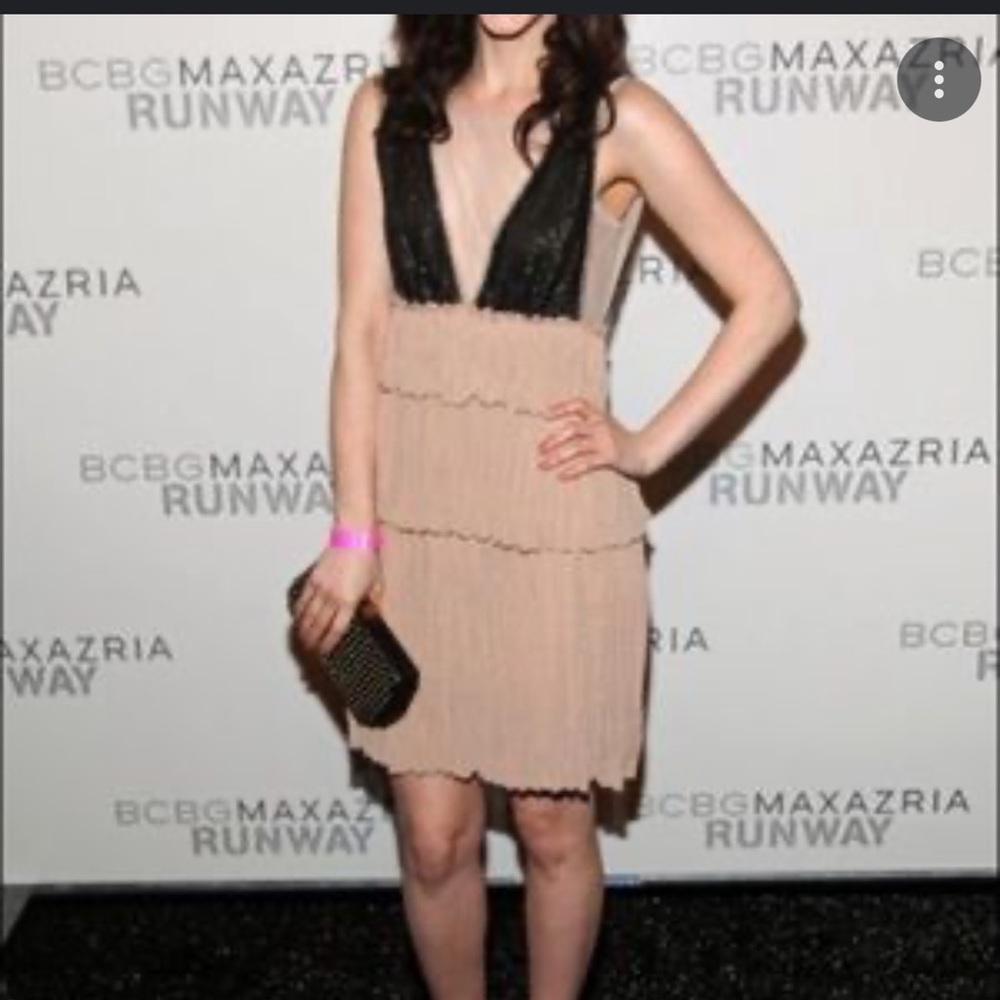 Bcbg Maxazria Avril Nude /Black Dress